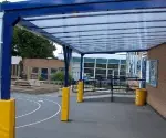 St Mary's Primary yellow post pads